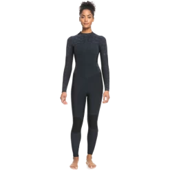 Roxy 4/3 Ladies Swell Series Back Zip Black