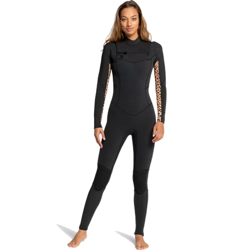 5/4 Billabong Ladies Salty Dayz Chest Zip Animal 3 5/4 Billabong Ladies Salty Dayz Chest Zip Animal