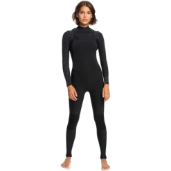 Roxy 4/3 Ladies Swell Series Chest Zip Black