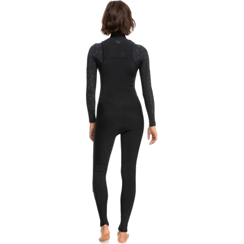 Roxy 4/3 Ladies Swell Series Chest Zip Black 4 Roxy 4/3 Ladies Swell Series Chest Zip Black - Image 2
