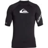 Quiksilver Mens All Time Short Sleeve Rash Vest -Professional surf equipment store file 2
