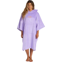 Billabong Womens Hooded Towel Lilac Breeze
