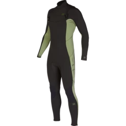 Billabong Mens 5/4 Absolute Chest Zip Military Green