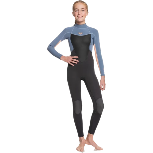 Roxy 3/2mm Girls Prologue Back Zip Cloud Black 3 Roxy 3/2mm Girls Prologue Back Zip Cloud Black