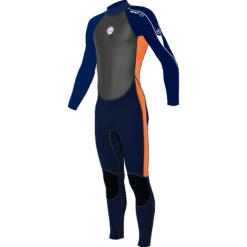 Alder 3/2mm Kids Impact Backzip Orange