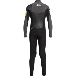 Quiksilver 3/2mm Kids Syncro Chest Zip Black -Professional surf equipment store file 405