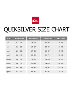 Quiksilver 4/3mm Kids Highline Limited Chest Zip -Professional surf equipment store file 430