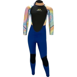 Sola 3/2mm Kids Storm Flatlock Blue Tie Dye