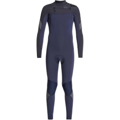 Quiksilver 4/3mm Kids Syncro Chest Zip Navy