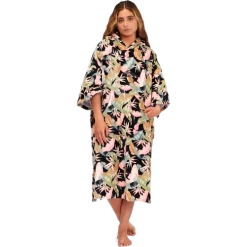 Billabong Womens Hooded Towel Jungle Night