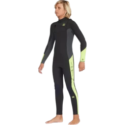 Billabong 4/3mm Kids Absolute Chest Zip Stealth