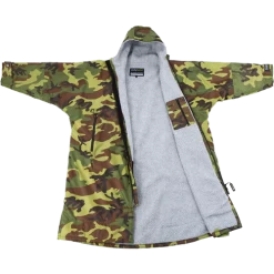 Dryrobe Advance Long Sleeve Changing Robe Camo/Grey