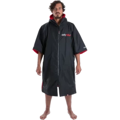 Dryrobe Advance Short Sleeve Changing Robe Red