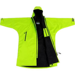 Dryrobe Advance Long Sleeve Changing Robe Lime/Black