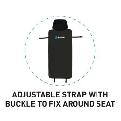 Surflogic Neoprene Car Seat Cover -Professional surf equipment store car cover single neoprene black product 2 1200